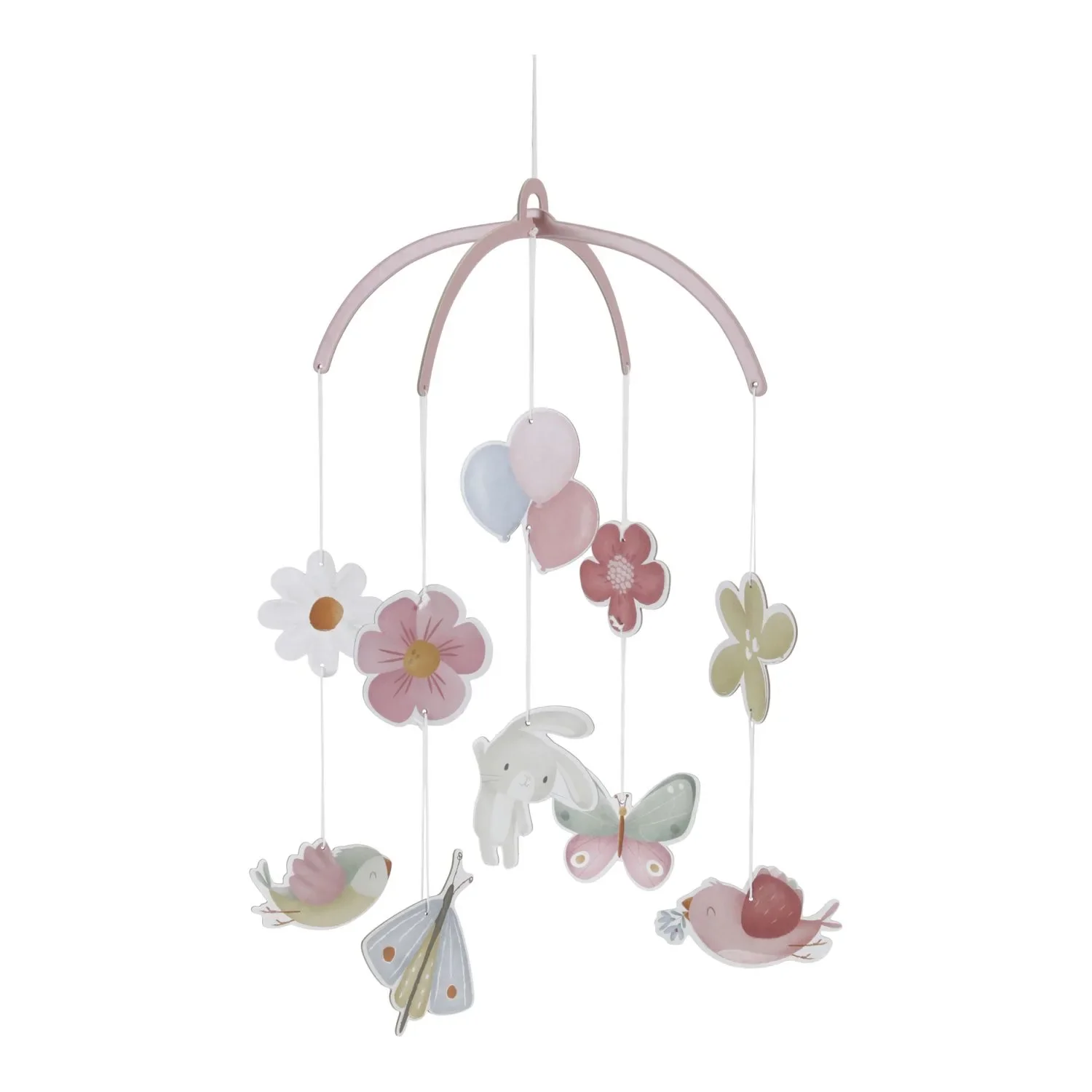 Little Dutch Baby mobile, Mobile babybett - Karton, Flowers & Butterflies FSC