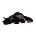 Jellycat Kuscheltier, Plüschtier, Stofftier - Onyx Dragon, Größe: Mittel - H12 X B50 CM