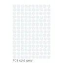 Lilipinso Wandsticker Basics Flecken, Farbe: warm grey