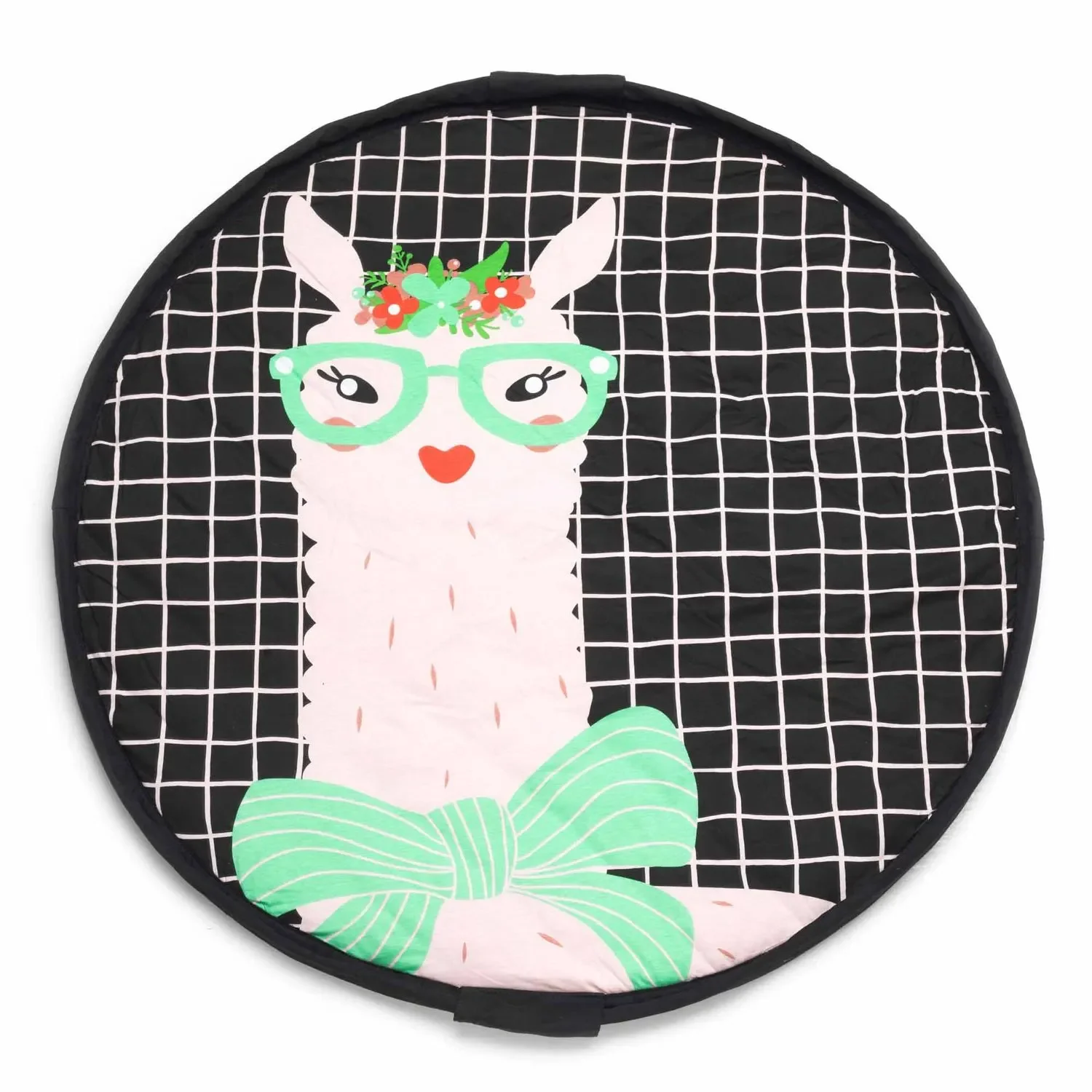 Play&Go Kinderteppich, Spielteppich, Spielmatte - Tasche, Farbe: Lama