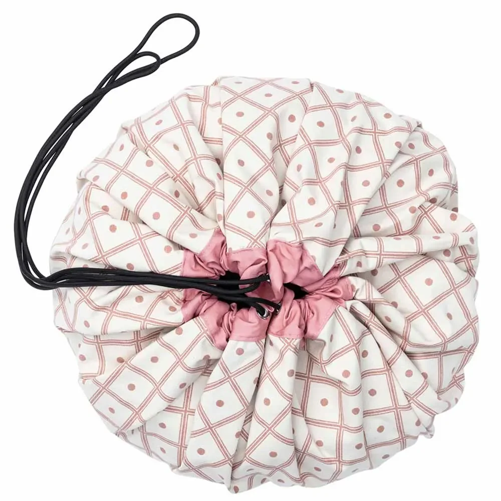 play & go Spielsack Print Rauten koralle