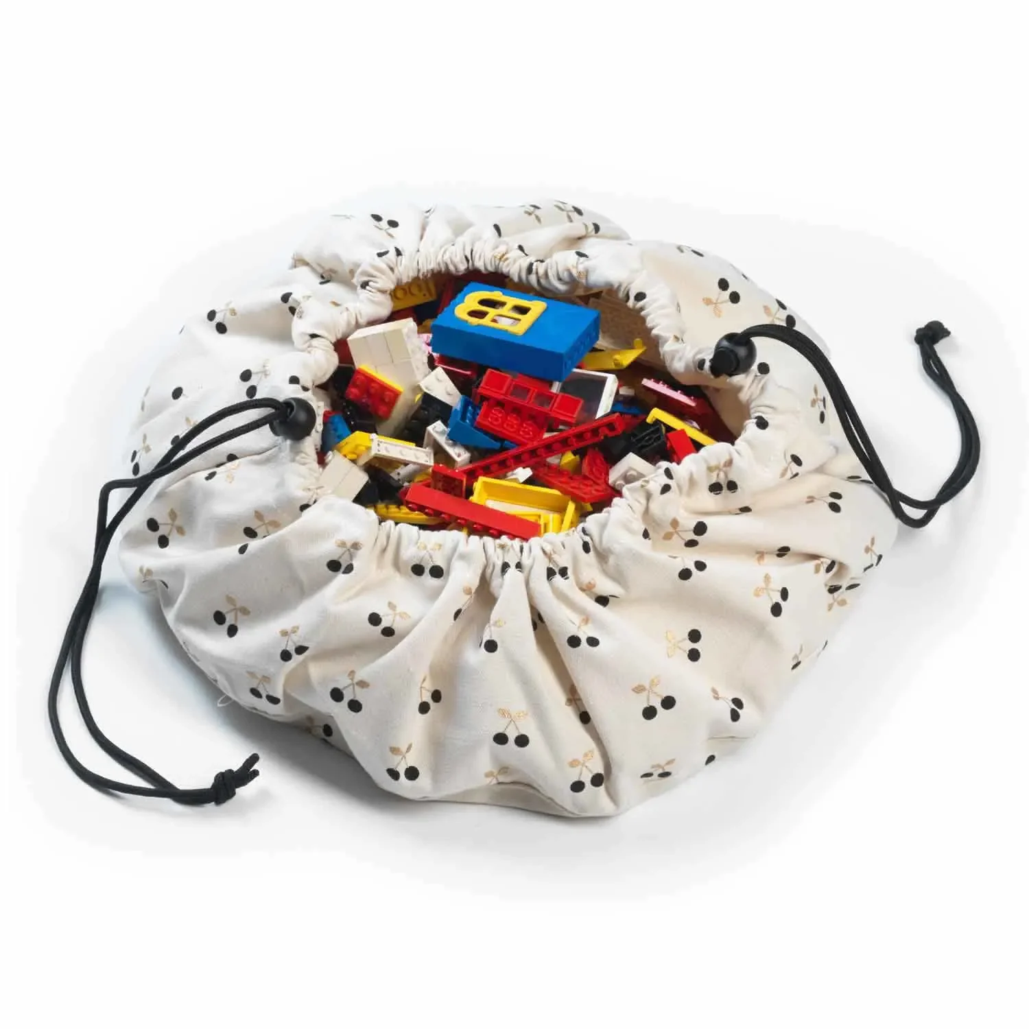 Play&Go Spielzeugsack, Spielzeugkorb, Spielzeug aufbewahrungstasche - Mini, Farbe: Kirschgold
