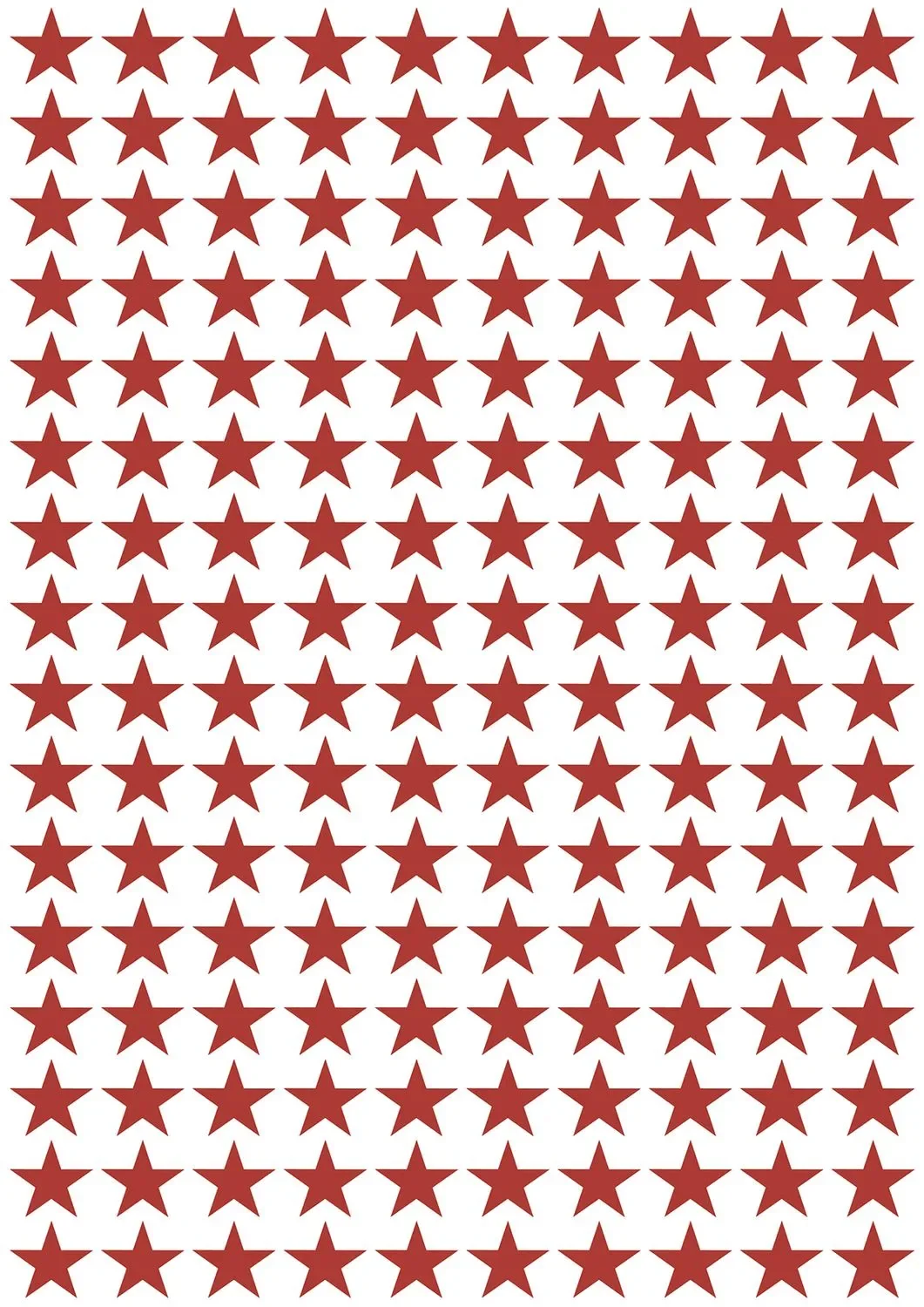 Lilipinso Wandsticker Basics kleine Sterne, Farbe: cherry