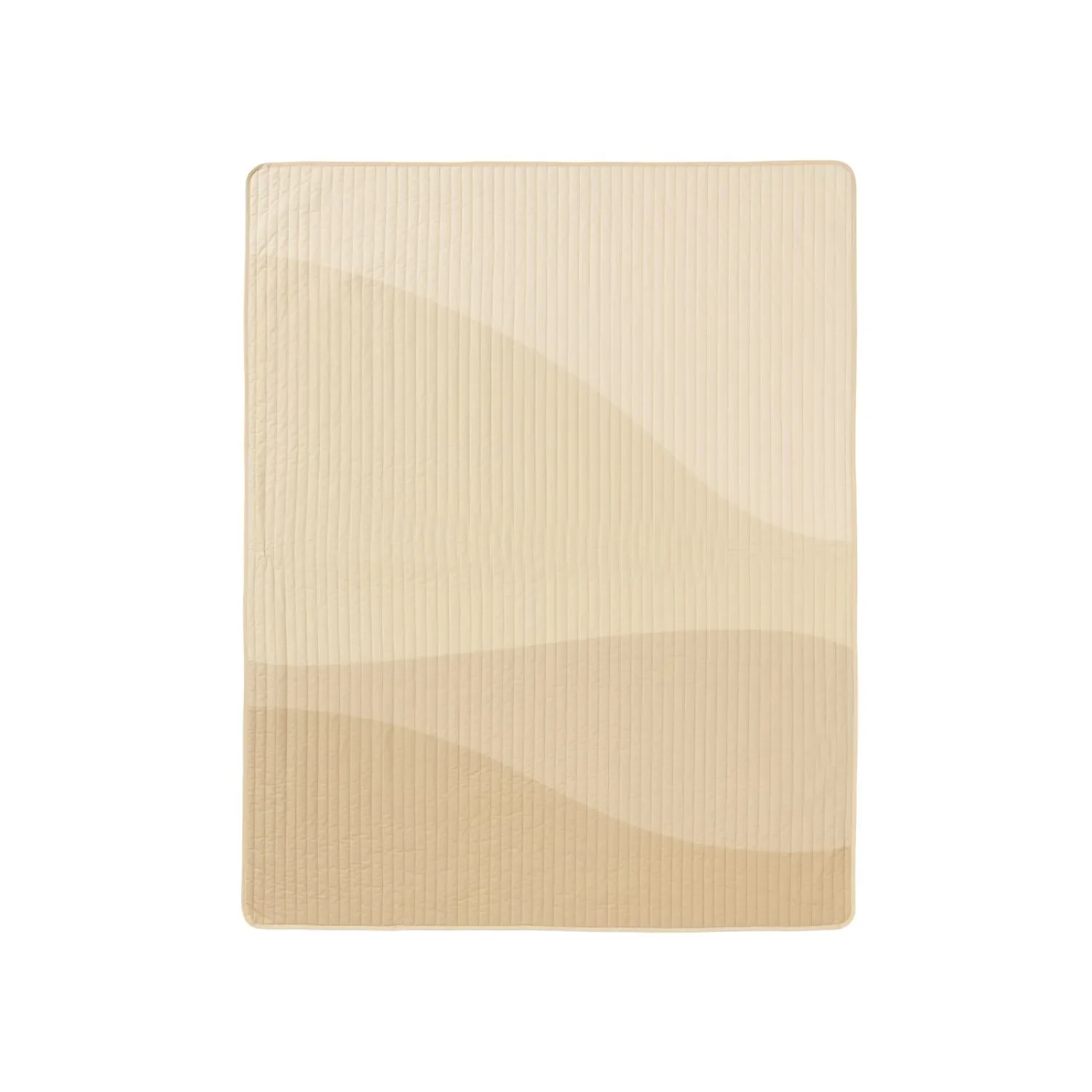 Nobodinoz LANDSCAPE Bettdecke, Steppdecke für ein Einzelbett, 142 x 235 cm, Farbe: Wüstenschatten