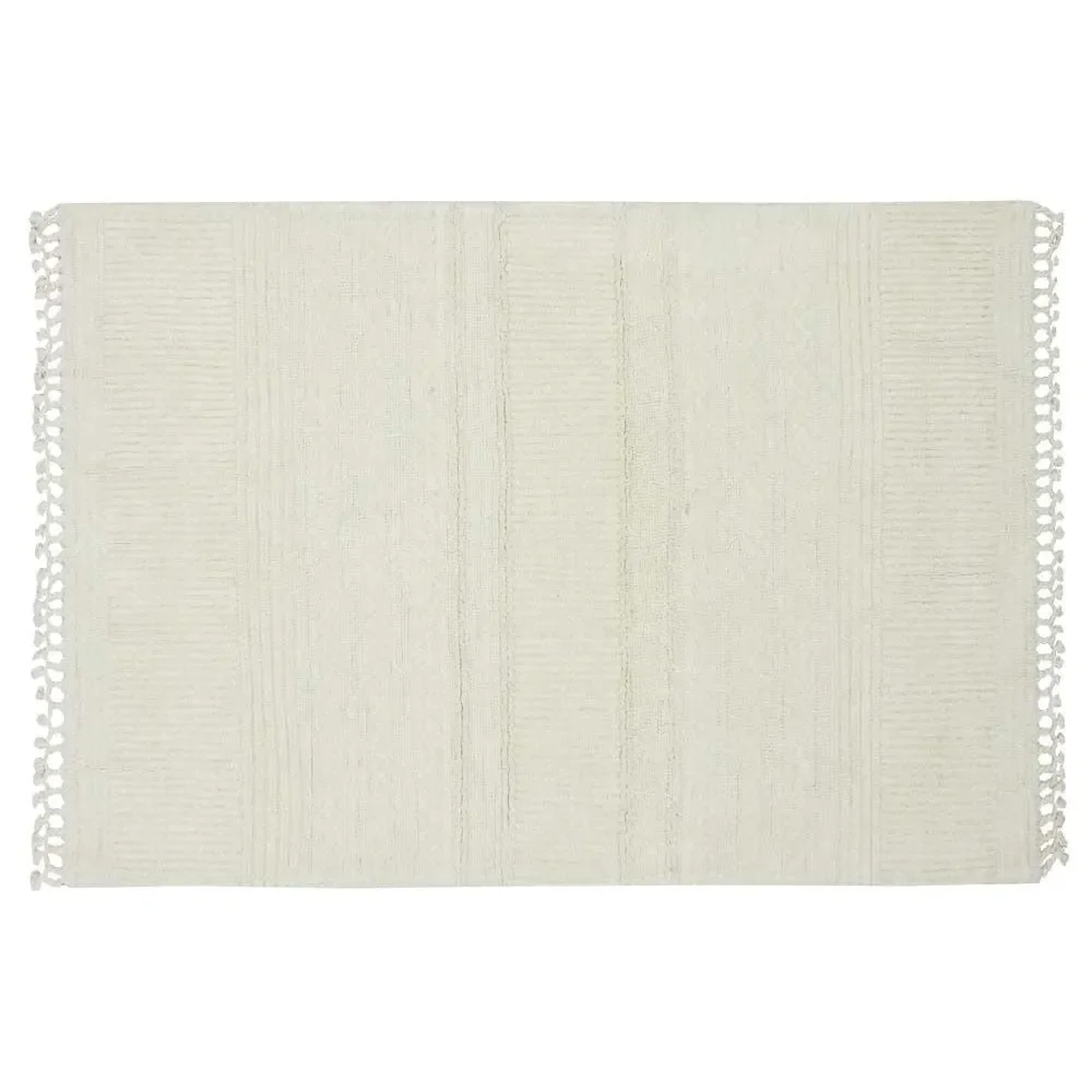 Lorena Canals waschbarer Wollteppich "Ari" Sheep White, Größe: 200 x 140 cm