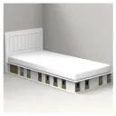 Mathy by Bols BOXES Kinderbett 1 Seite Stall natur 90 x 190