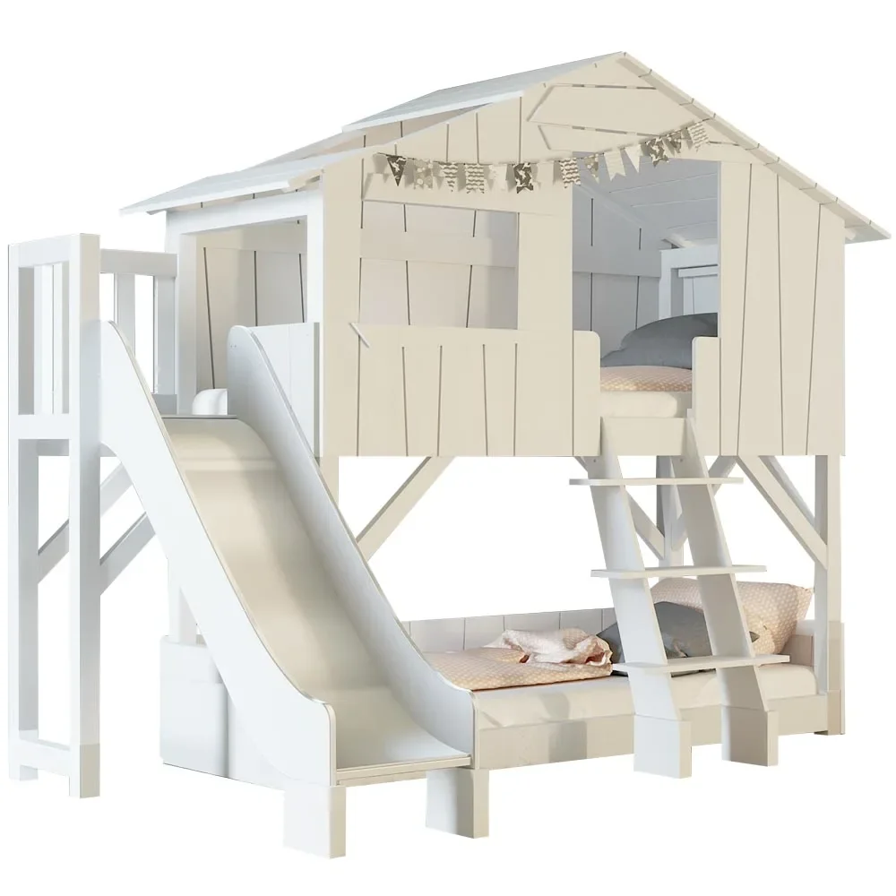 Mathy By Bols Etagenbett Baumhütte mit Rutsche