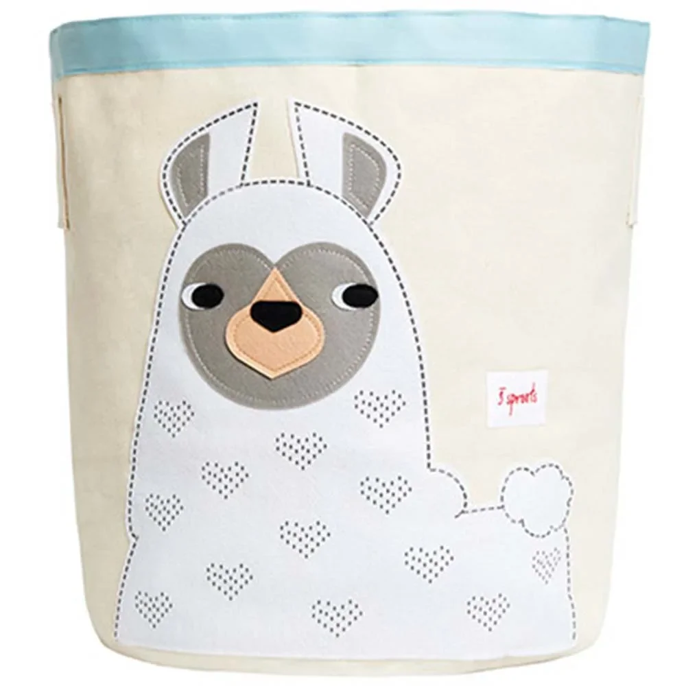 3 Sprouts Aufbewahrungskorb Lama