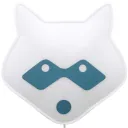 Buokids Soft Wandlampe Waschbär blau