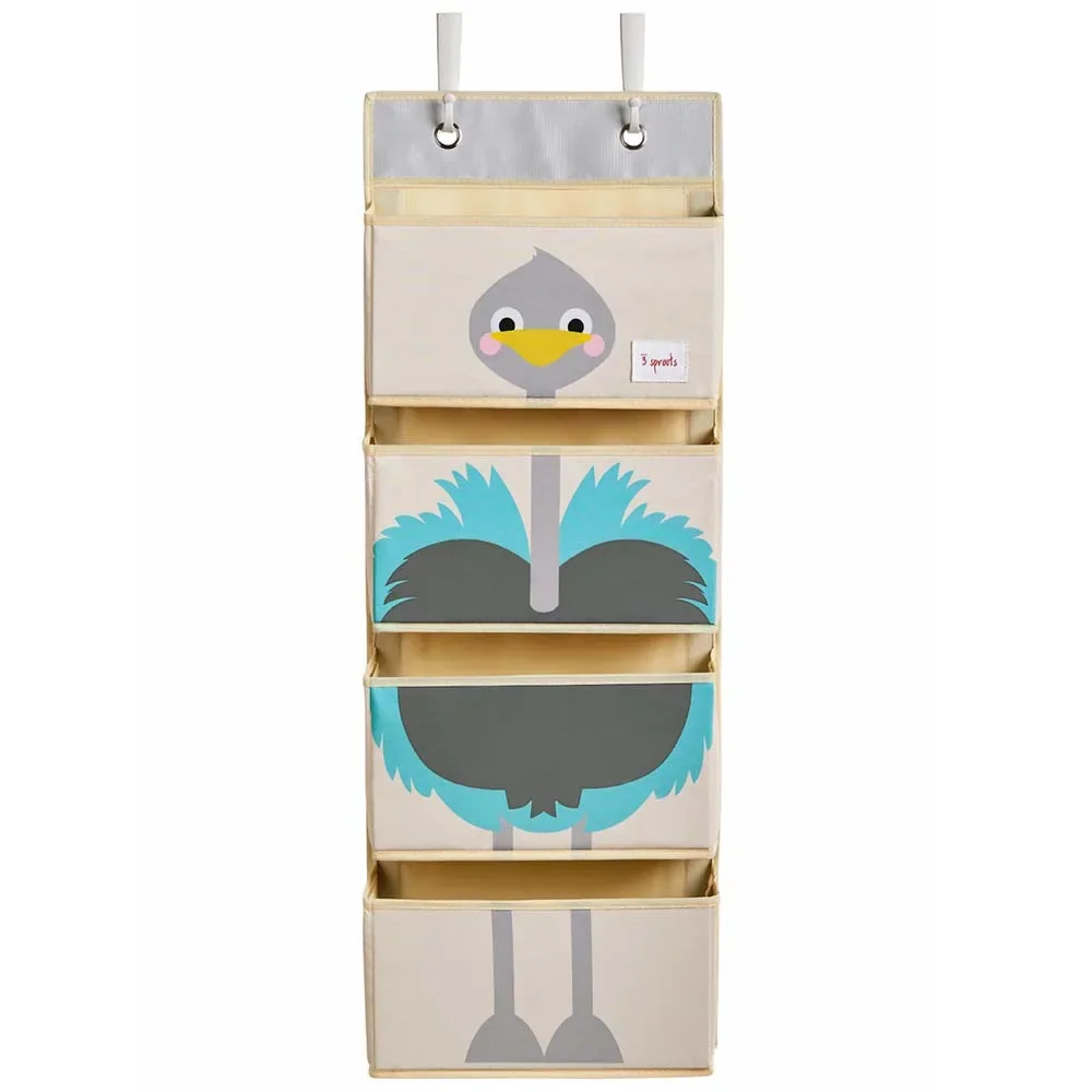 3 Sprouts Wandaufbewahrung Utensilo Vogel Strauss
