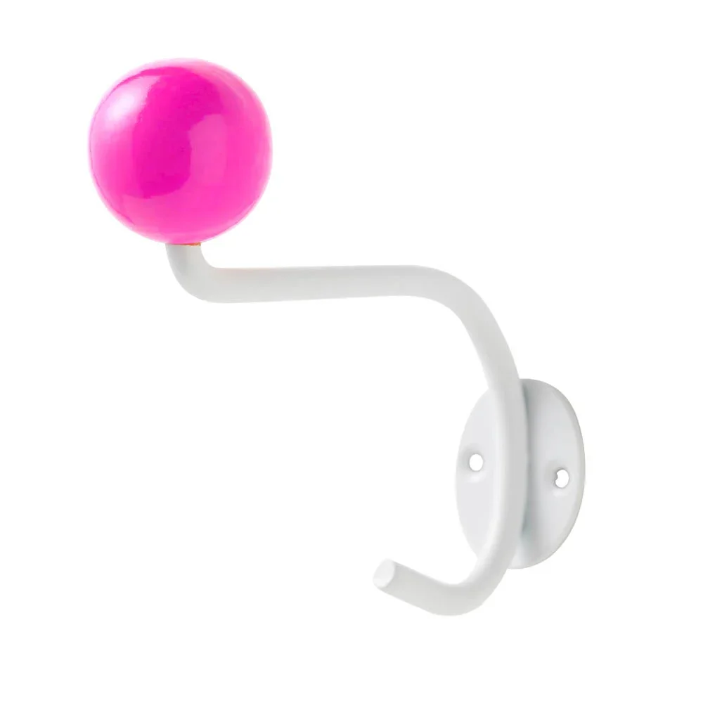 Superliving Kleiderhaken weiss Neon pink