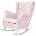 Caramella Schaukelstuhl / Stillstuhl rosa