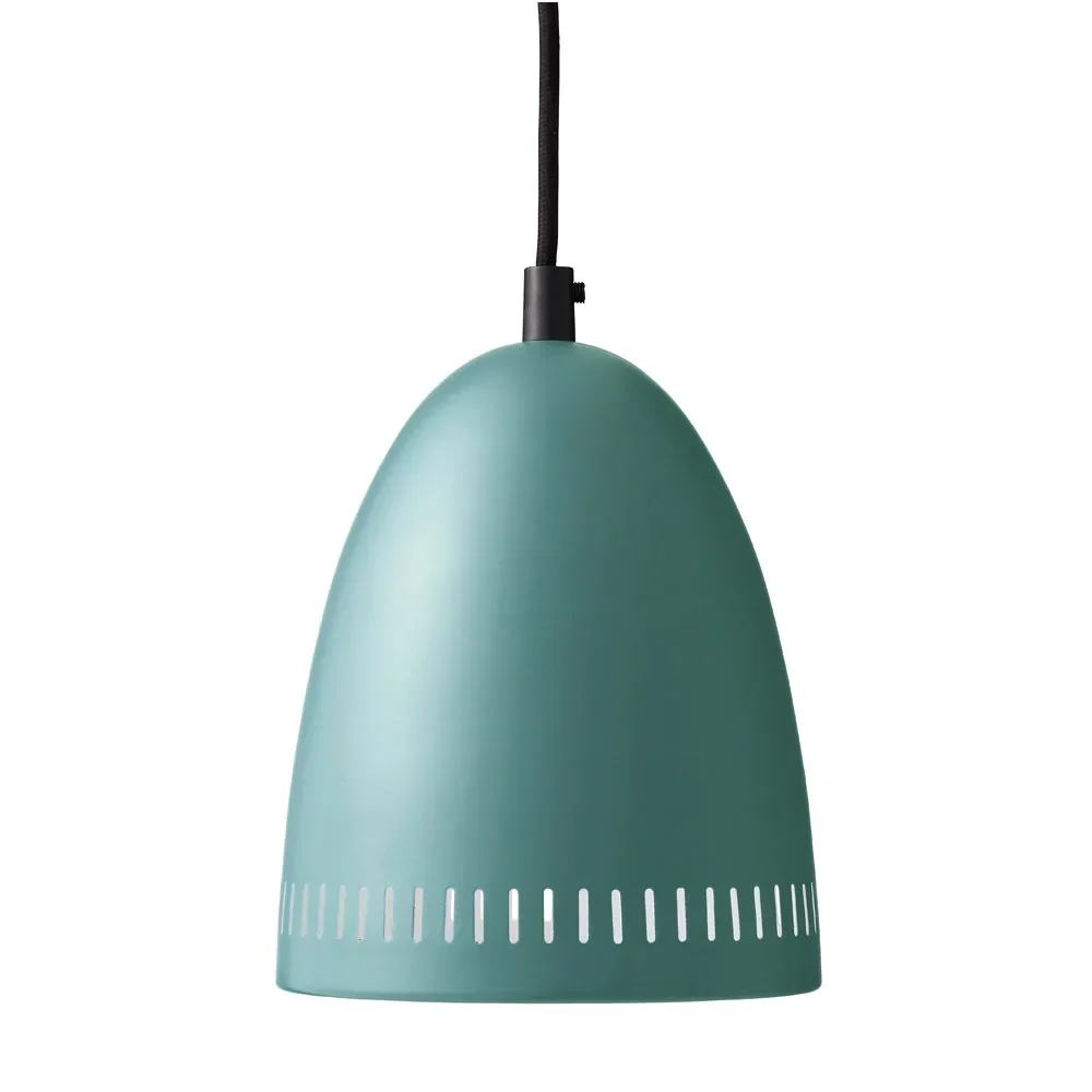 Superliving Metall Pendellampe "Dynamo" klein matt mint dunkel