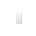 Flexa Kleiderschrank - Classic, mit 2 Türen und 2 Schubladen, 101,3x202,5 cm, Farbe: Grau gekalkt / Weiß / Türkis