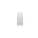 Flexa Kleiderschrank - Classic, mit 2 Türen und 2 Schubladen, 101,3x202,5 cm, Farbe: Weiß gekalkt / Weiß gekalkt / Rouge