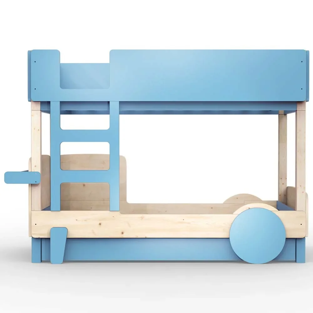 Mathy by Bols Etagenbett "Discovery" mit Bettschublade, Farbe Elemente: azur blue