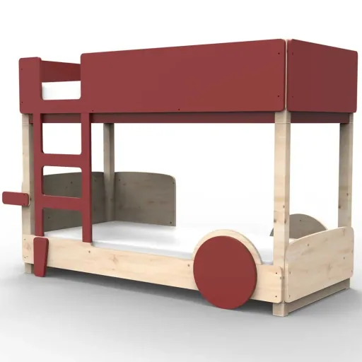 Mathy by Bols Etagenbett "Discovery", Farbe Elemente: marsala