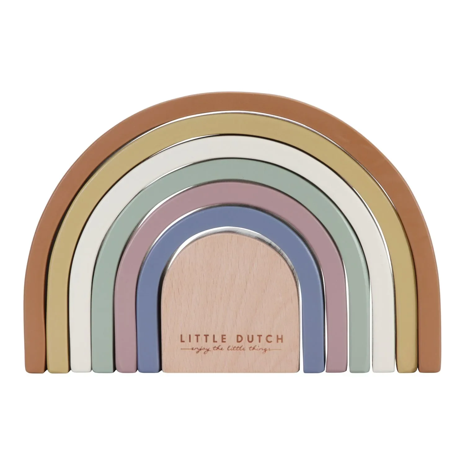 Little Dutch Kinderspielzeug Stapel Tegenbogen - Vintag