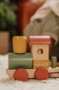 Little Dutch Spielzeug, Stapelzug Weihnachten Holz