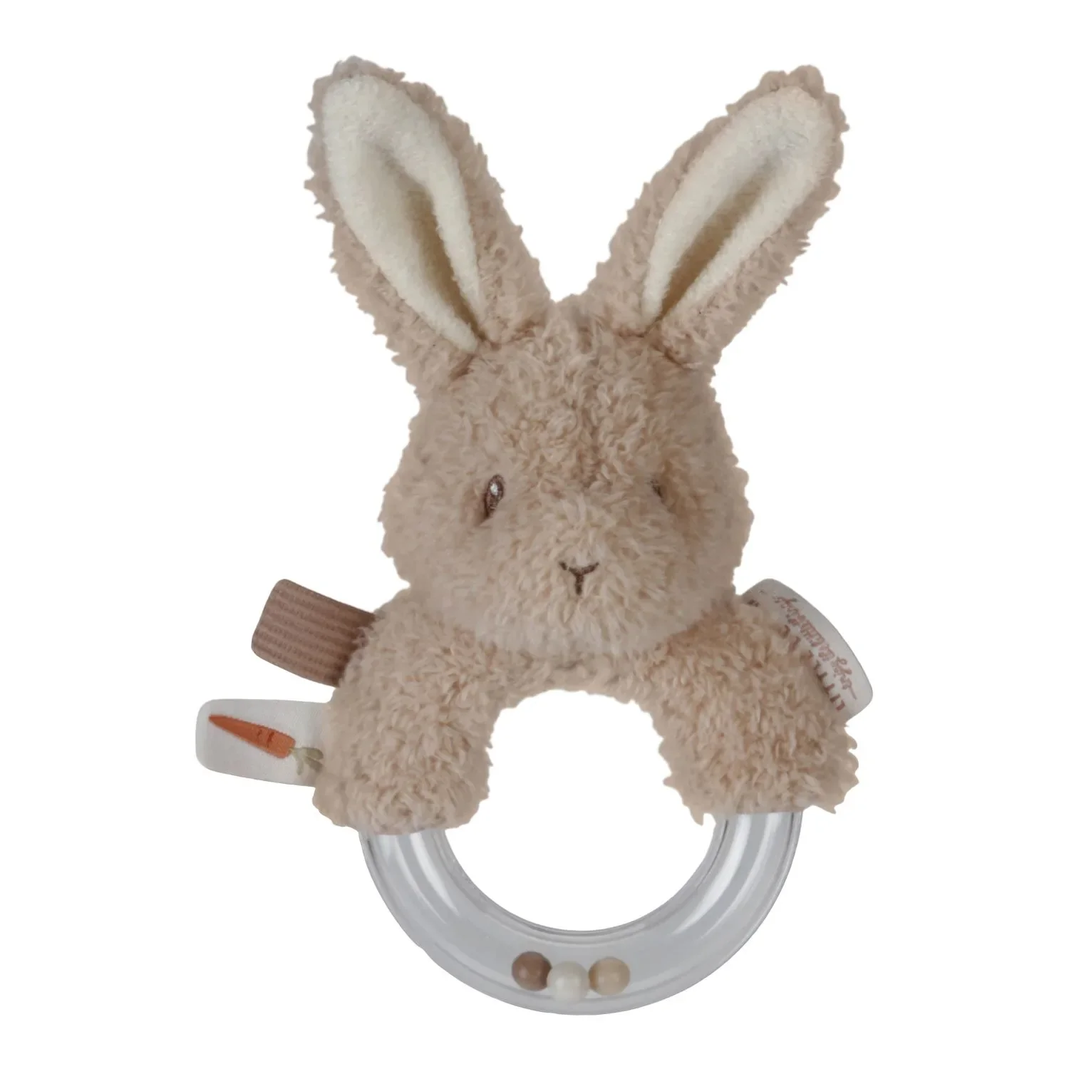 Little Dutch Beißring, Ringrassel, Baby Rassel - Hase, Baby Bunny, ab 0 Monaten