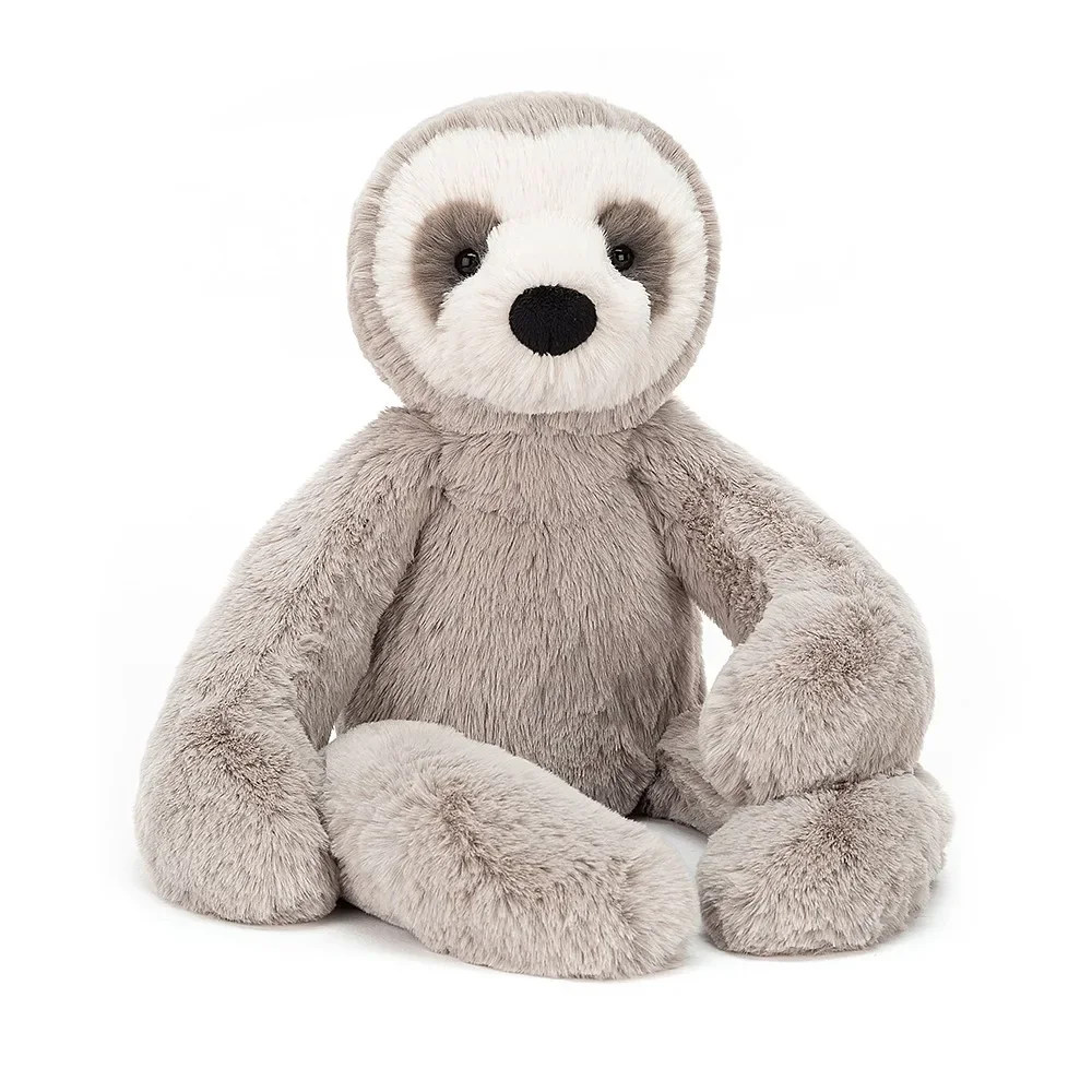 Jellycat Kuscheltier, Plüschtier, Stofftier - Bailey Sloth, Größe: Mittel - H41 X B8 CM
