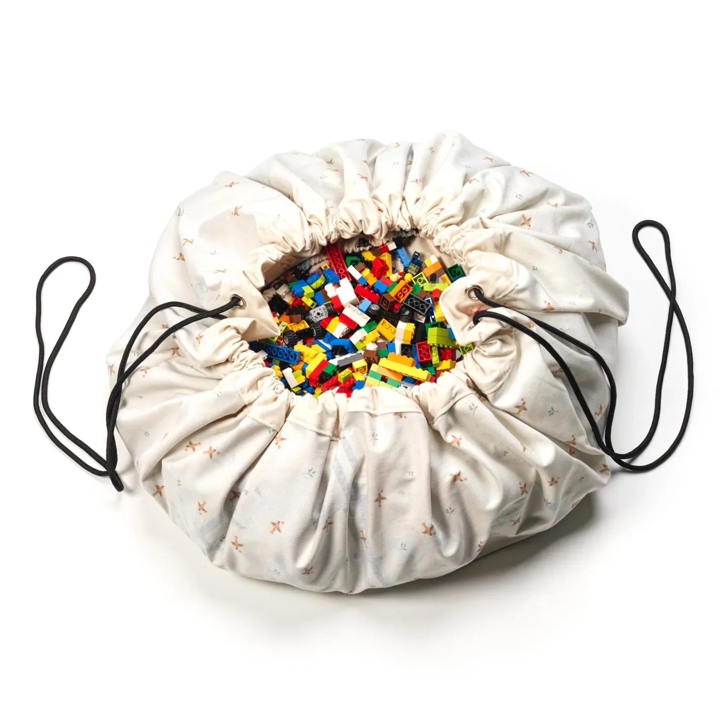 Play&Go Spielzeugsack, Spielzeugkorb, Spielzeug aufbewahrungstasche, Farbe: Bauernhof