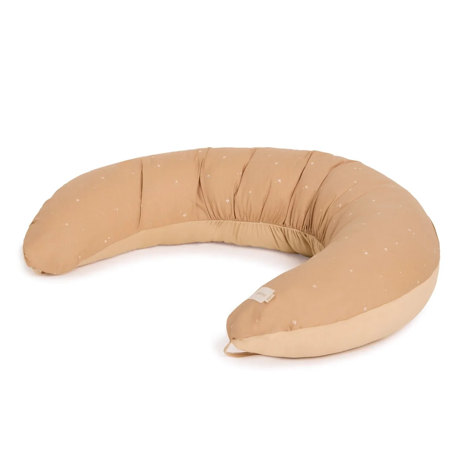 Nobodinoz Stillkissen, Schwangerschaftskissen - LUNA, 38 x 170 x 25 cm, Farbe: Errötende kleine Kirschen