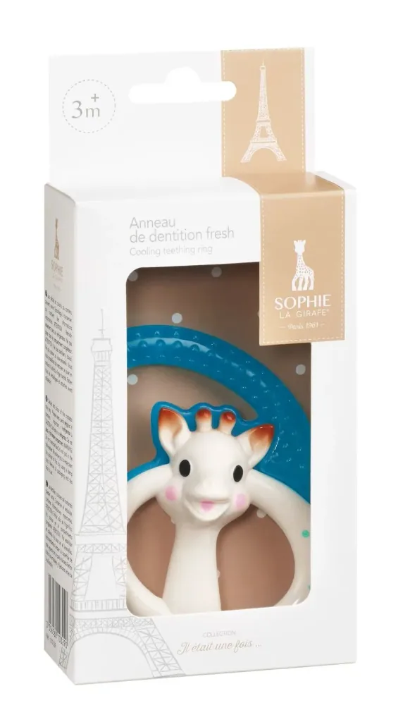 Sophie la girafe Beißring, Ringrassel, Baby Rassel - Giraffe, "Fresh"