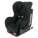 Quax i-Size Autositz 76-140 cm | Mitwachsender Kindersitz mit ISOFIX & Top Tether | Seitenaufprallschutz & 5-Punkt-Gurt, Schwarz