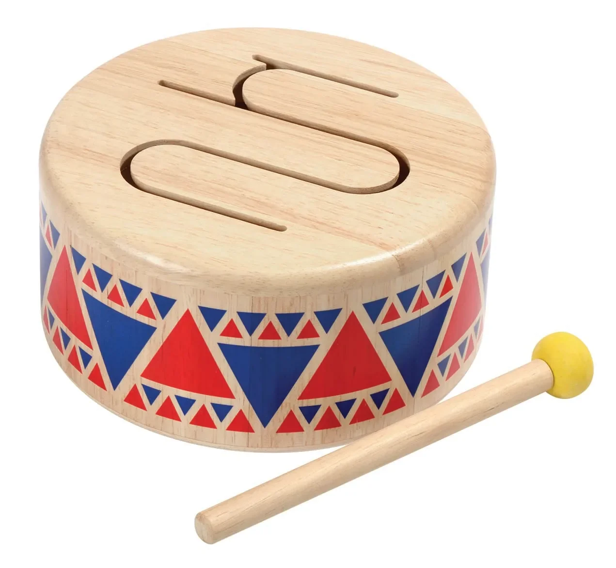 Plan Toys - Musikspielzeug - Trommel Fest, Gummibaumholz
