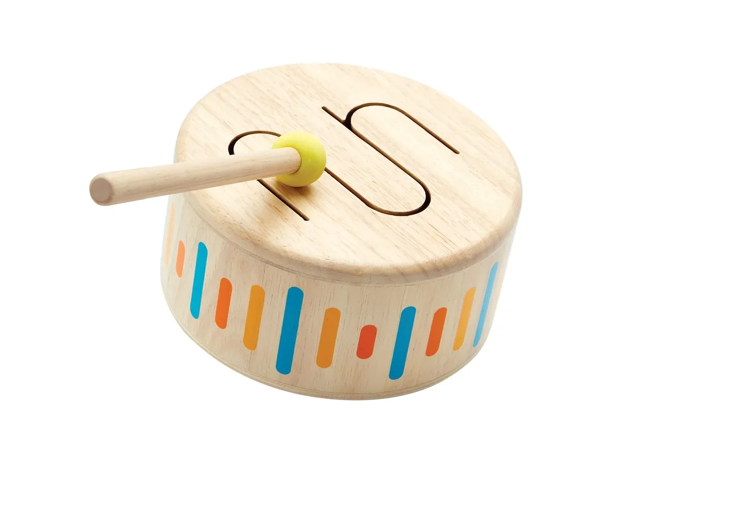 Plan Toys - Musikspielzeug - Kindertrommel, Gummibaumholz