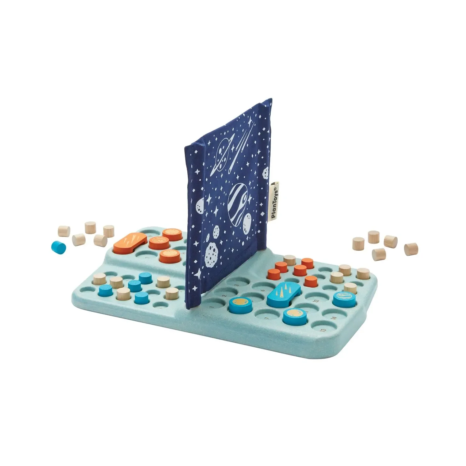 Plan Toys - Familienspiel - Planetenraten, Gummibaumholz
