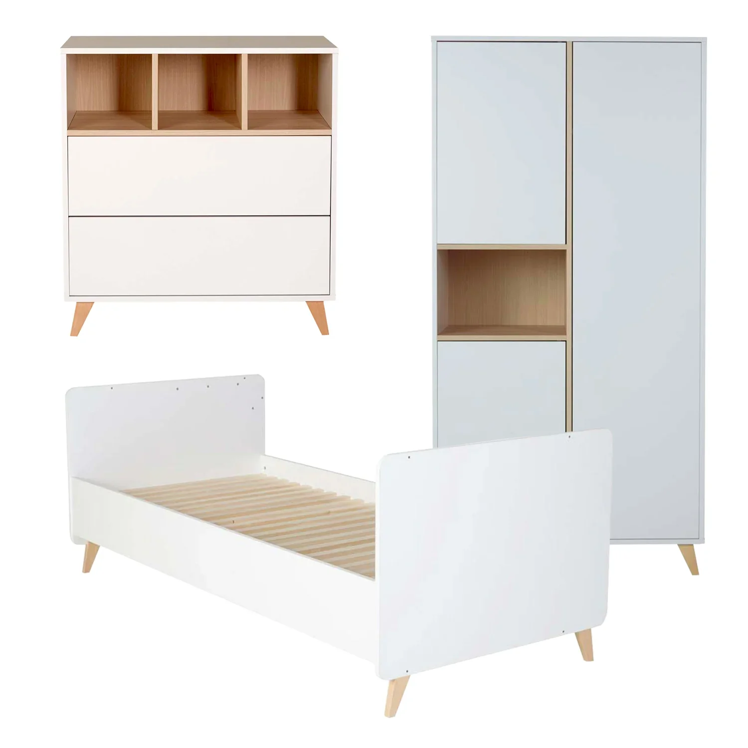Quax Babyzimmer Set - Loft, weiß