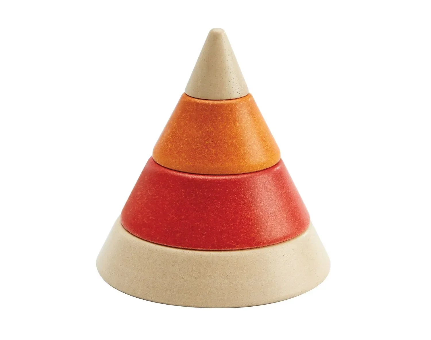 Plan Toys - Kegelpuzzle - Unit Link, Gummibaumholz