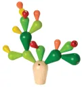 Plan Toys - Balancespiel - Kaktus, Gummibaumholz