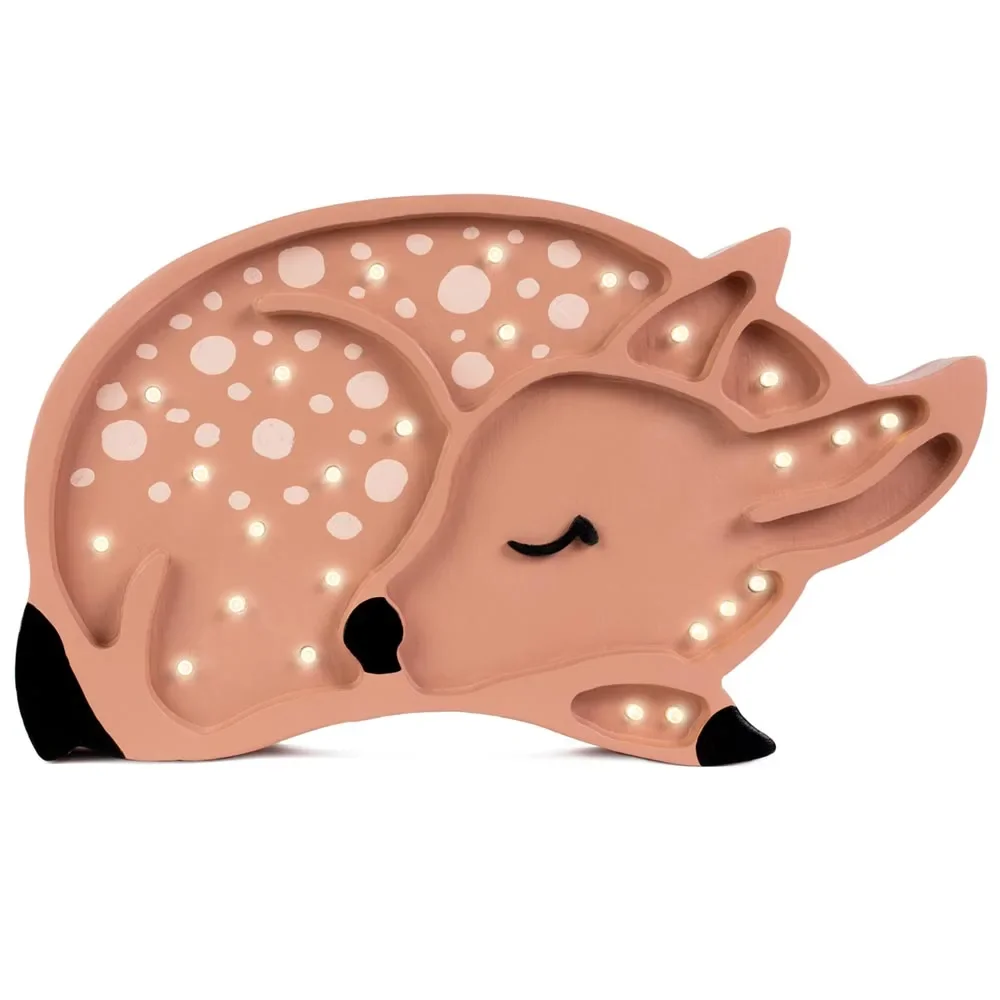 little lights Led Deko Kinderlampe Reh braun