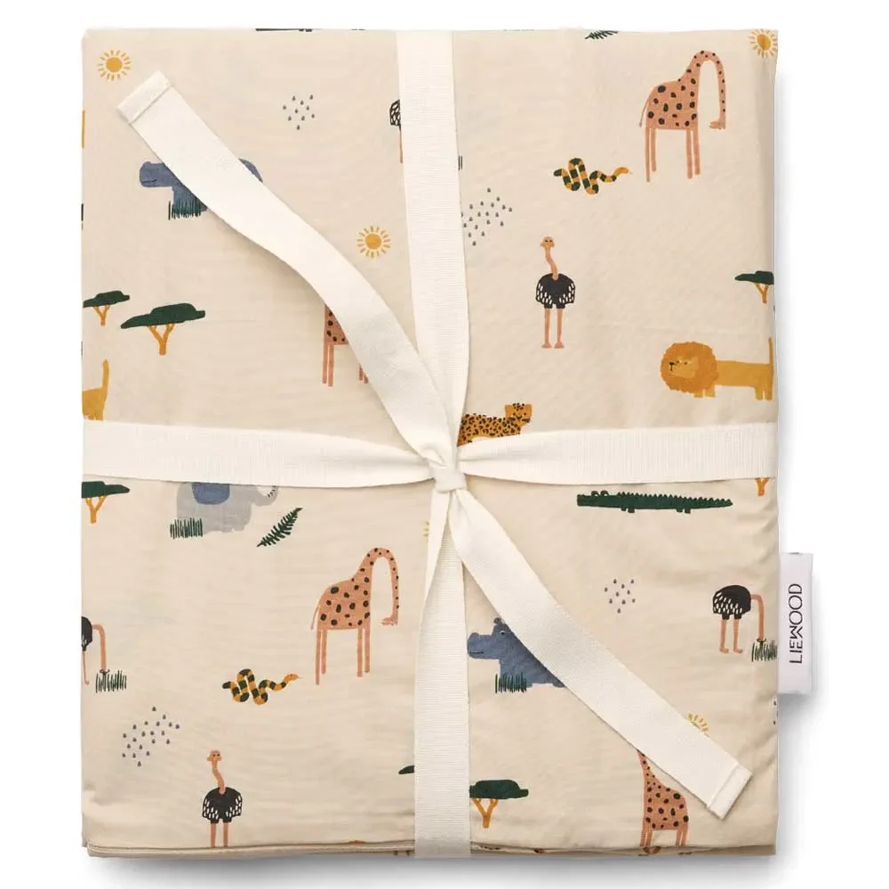 Liewood "Carl" Bettwäsche  Safari Mix beige 140 x 200