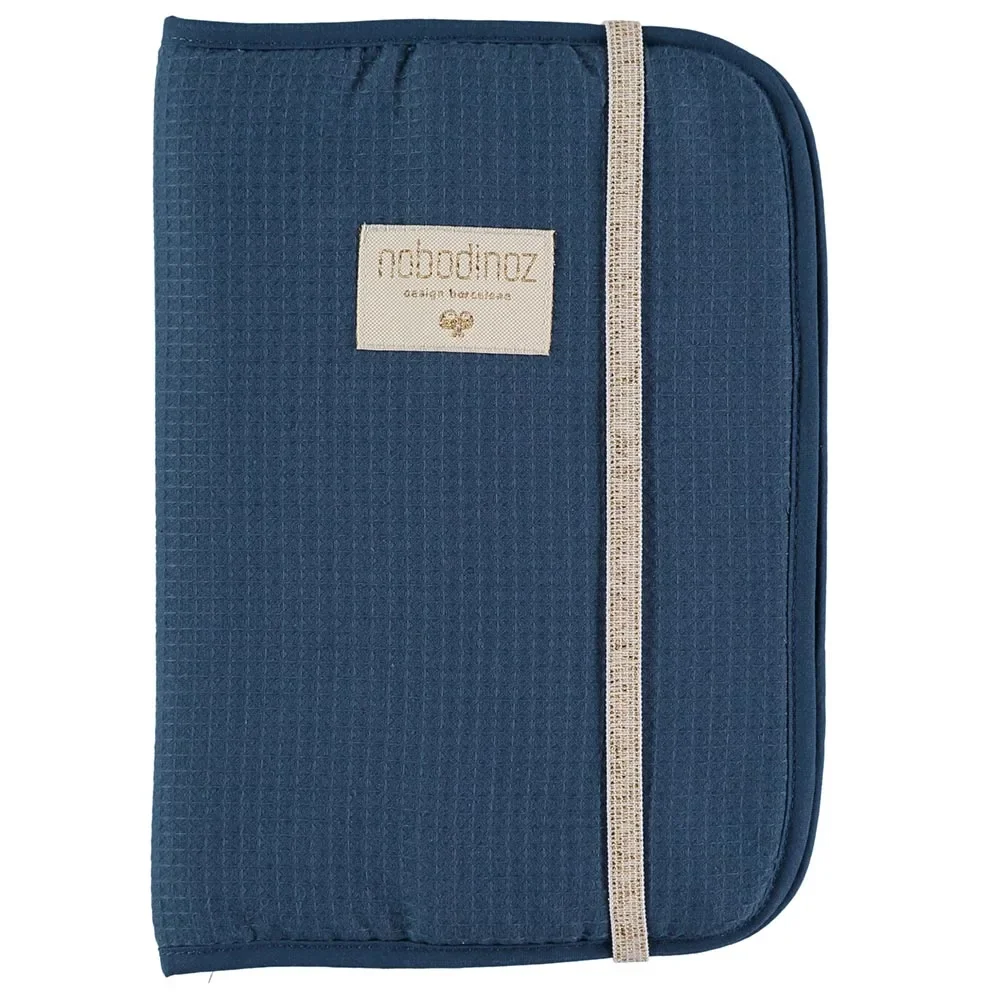 Nobodinoz U-Heft Hülle "Poema" uni blau