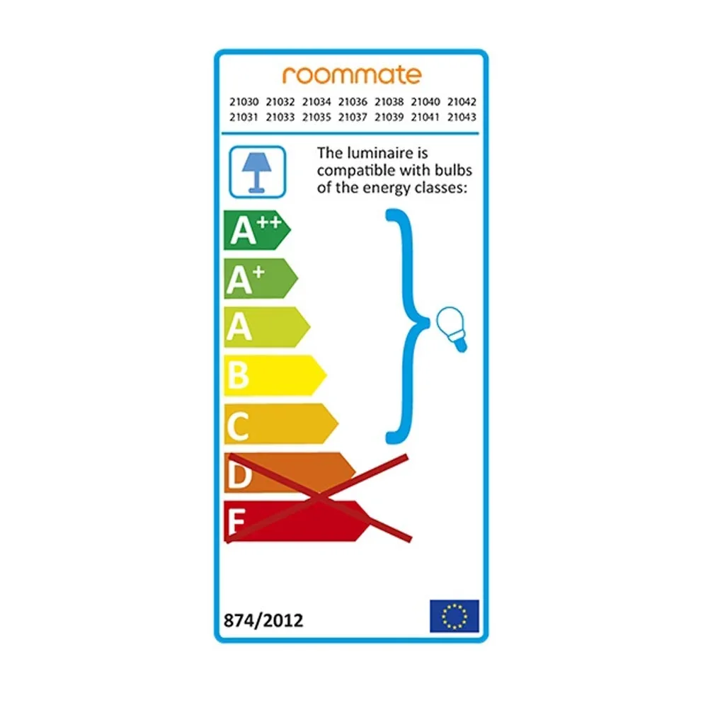 Roommate Wandlampe Metall Roboter blau