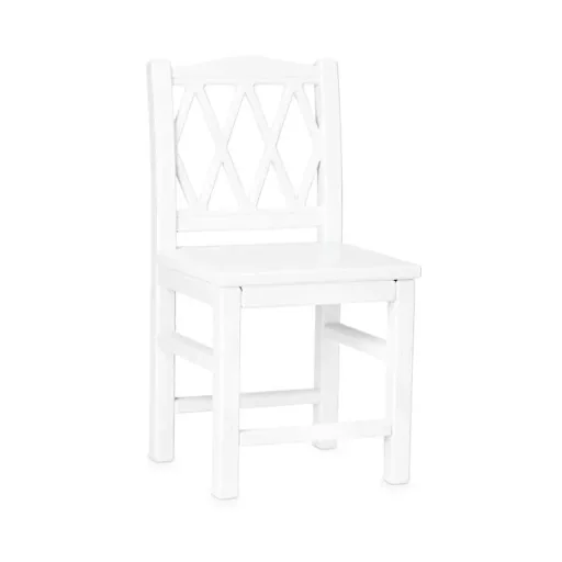 Cam Cam Kinderstuhl Harlequin weiss