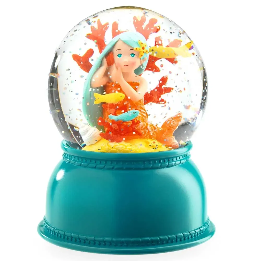 Djeco Nachtlicht Schneekugel Kleine Meerjungfrau