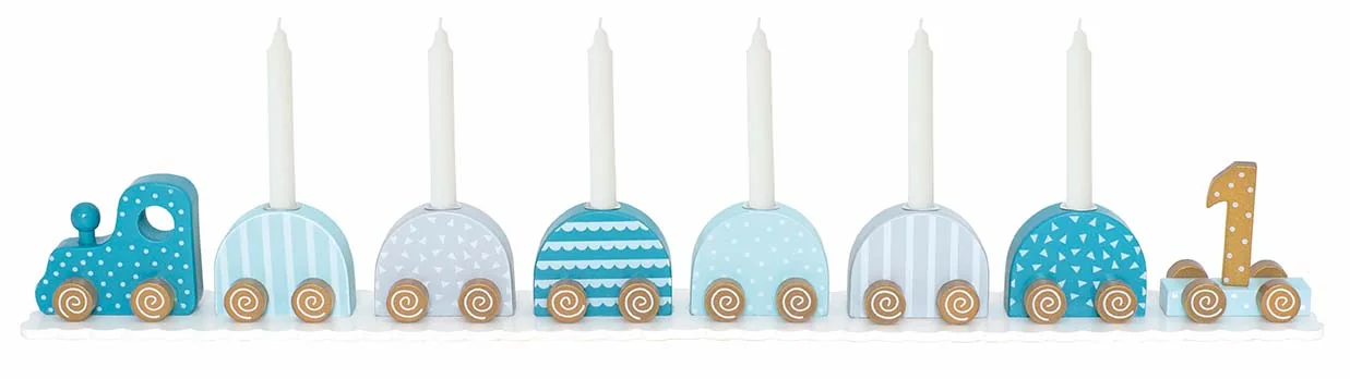 Jabadabado Geburtstagszug - mit Kerzenhaltern