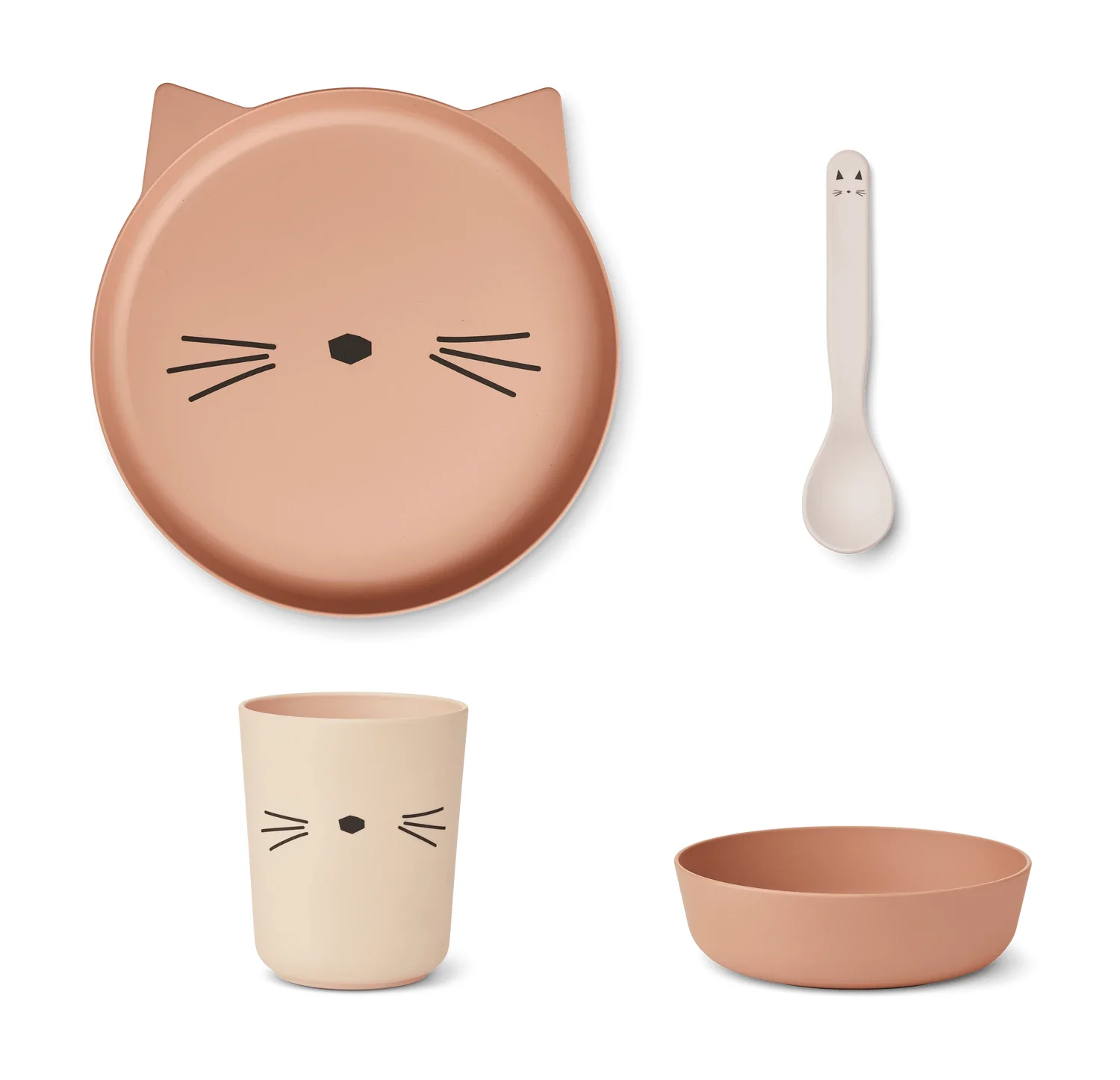 Liewood Geschirrset, Kindergeschirr - Brody, 4er pack, Farbe: Pale tuscany mix