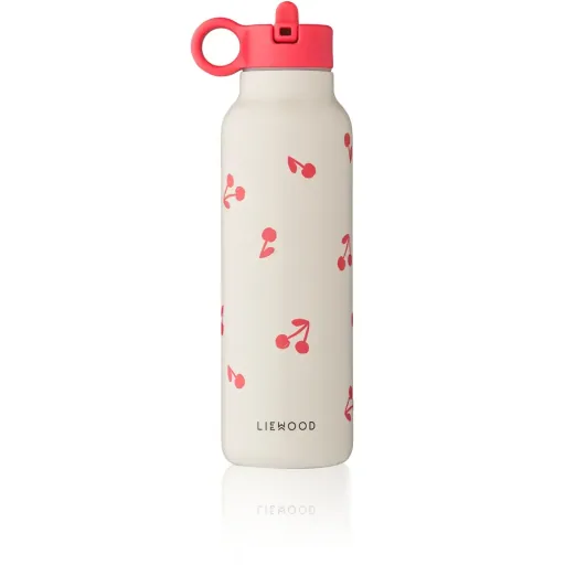Liewood Falk Wasserflasche, Trinkflasche Kinder - Kirschen / Sand, 500 ml