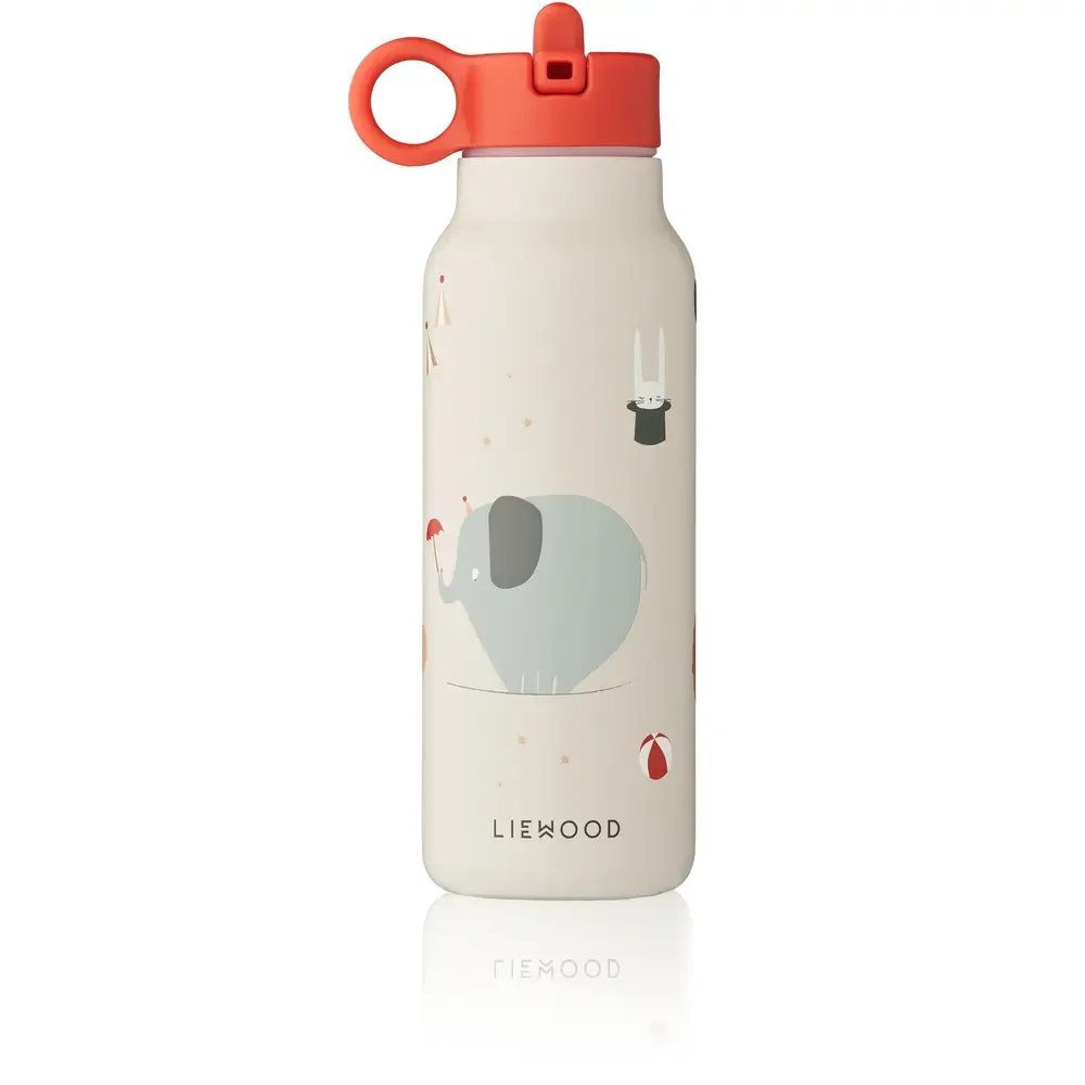 Liewood Falk Wasserflasche,Trinkflasche Kinder - Zirkus / Sand, 350 ml