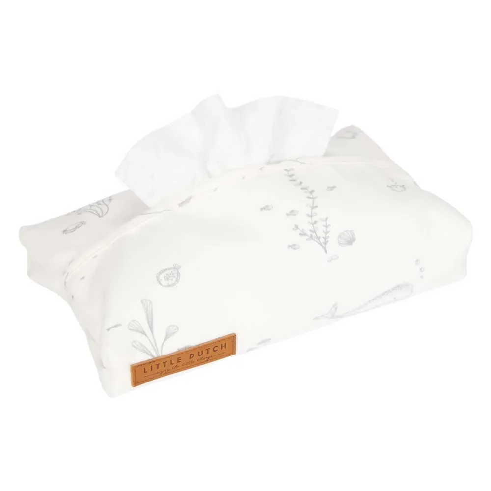 Little Dutch Feuchttuch Box Bezug "Ocean White"