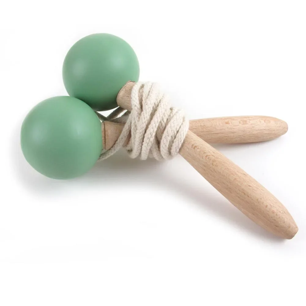 Nobodinoz Springseil Holz grün