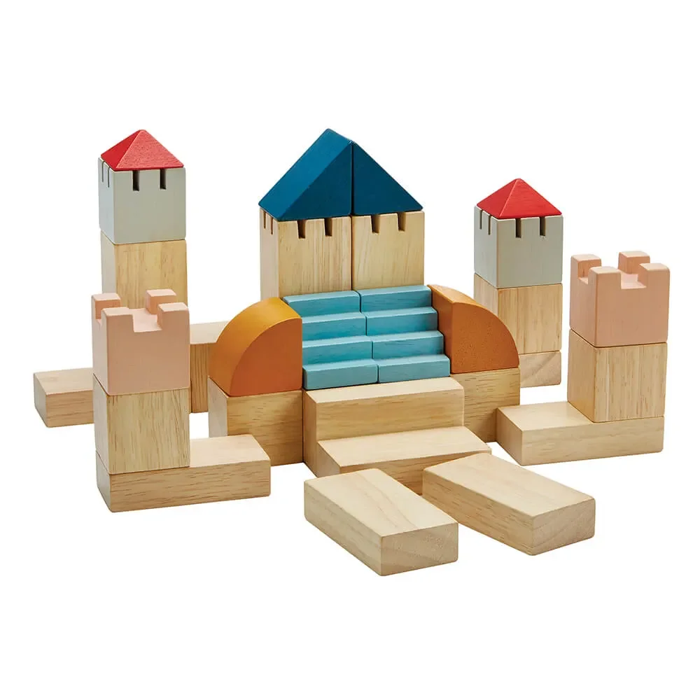 Plan Toys Bauklötze Orchard Holz bunt