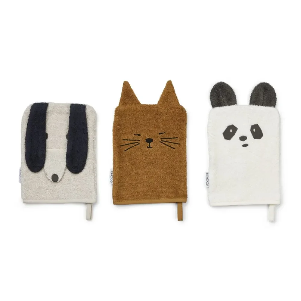 Liewood "Sylvester" Waschlappen Set Tier-Mix