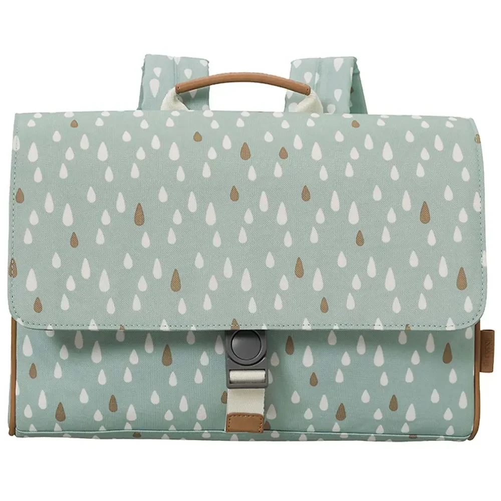 Fresk Schulranzen Tropfen blau